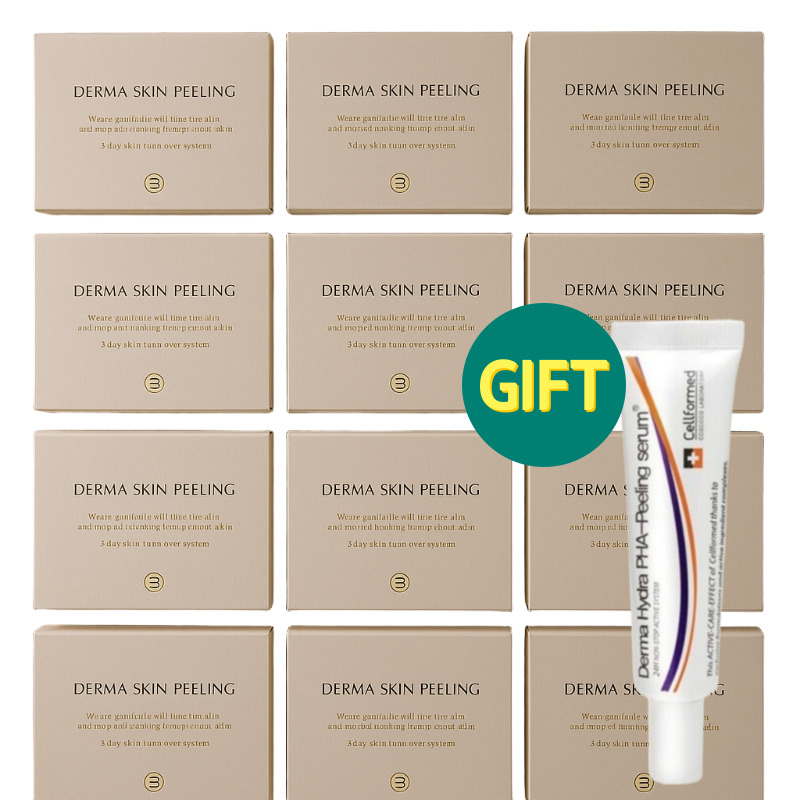 毛穴・角質ケア用スキンピーリング12回分＋PHAピーリングセラム20ml付き 韓国正規品