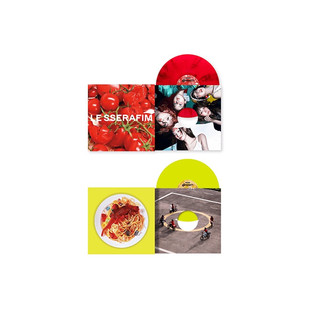 LE SSERAFIM - SPAGHETTI / VINYL ver / アルバム2種選択 / Tomato / Yellow / LP ver