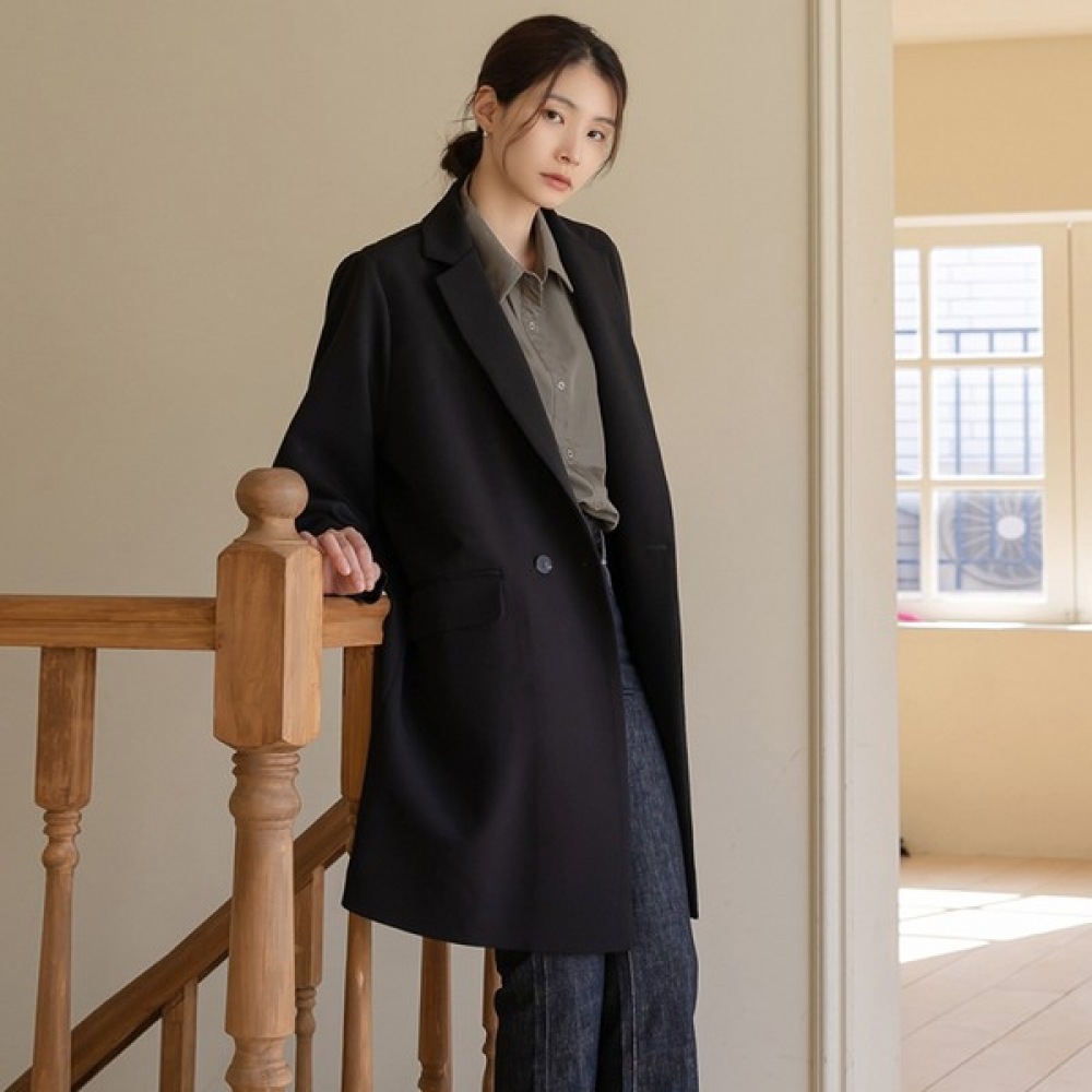 (Elysia) ハーフモダンカラーダブルジャケット