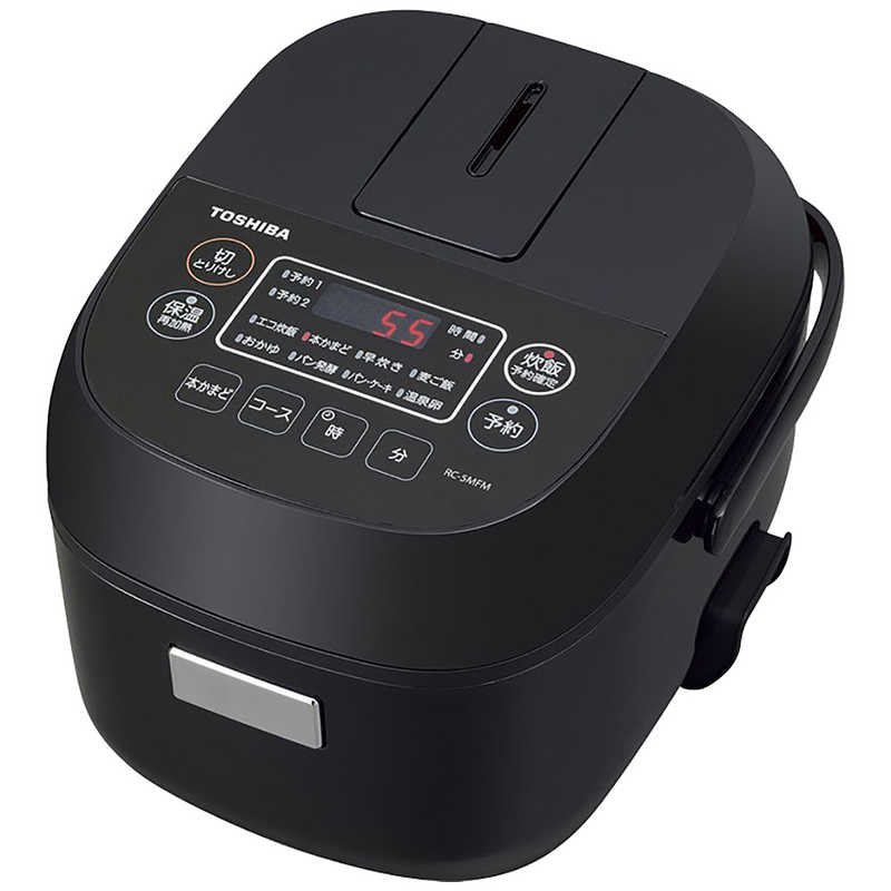 東芝　TOSHIBA　炊飯器 3合 マイコン ブラック　RC-5MFM-K
