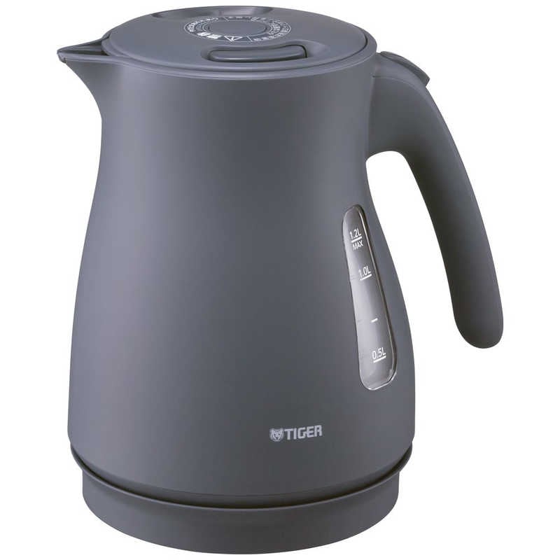タイガー　TIGER　蒸気レス電気ケトル ［1.2L］ ナイトブラック　PCV-A120KN