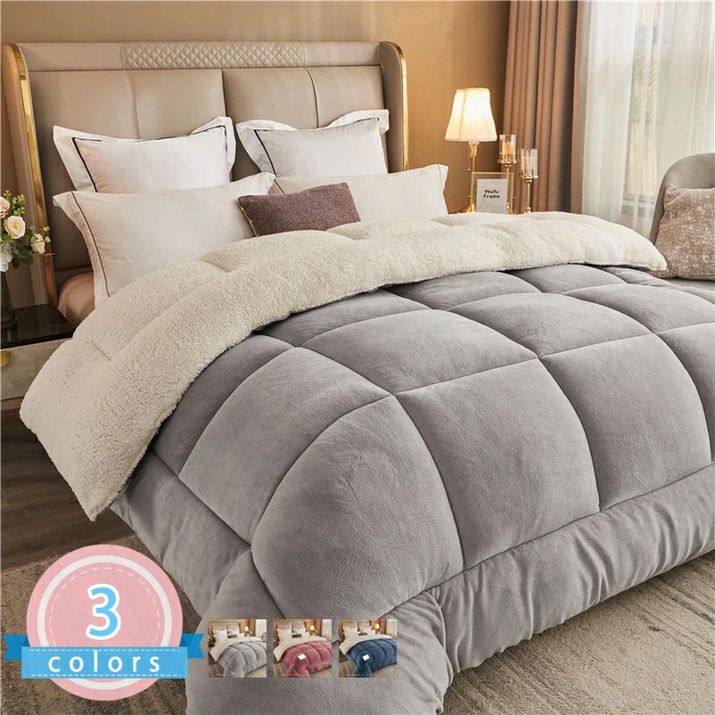 掛け布団 シングル 冬 厚手 暖かい 布団 洗える 掛け布団 洗える かけ布団 掛けふとん 掛ふとん 蓄熱 保温 防寒 キルティング加工 寝具 ブラウン グレー ベージュ ベッド用 ピンク 掛けぶとん