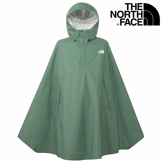アクセスポンチョ [NP12531-DG] Access Poncho レディース TNF アウトドア 雨具 レインウェア 合羽 キャンプ フェス ダックグリーン 正規取扱店