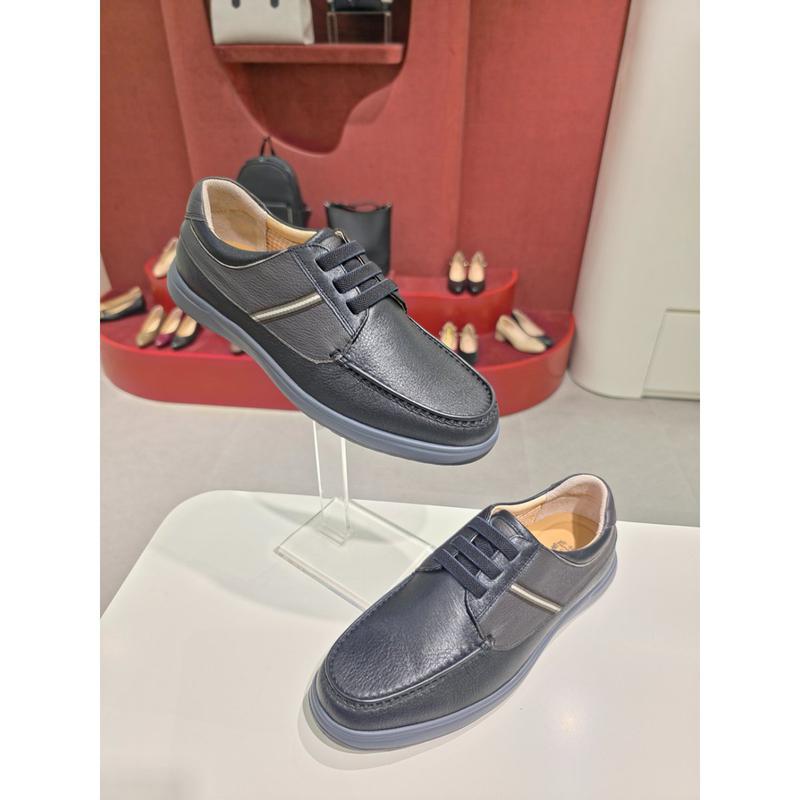 【】足幅が楽な男性軽量セミカジュアルシューズEQESHD184