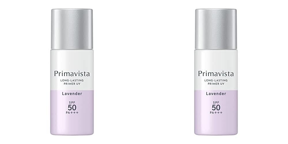 【2個セット】花王 スキンプロテクトベース SPF50 ラベンダー プリマビスタ