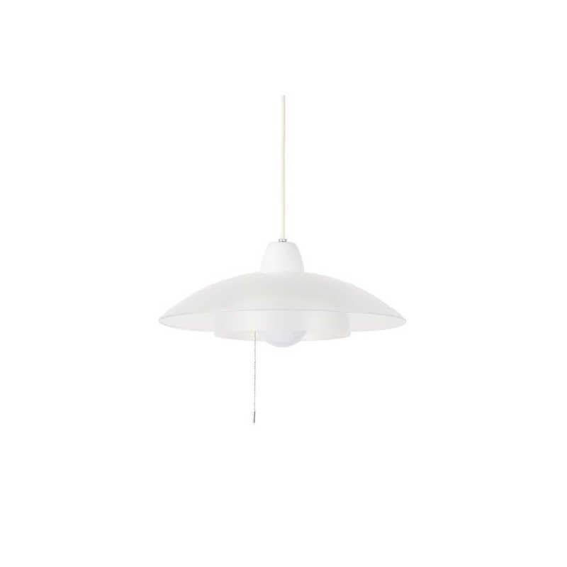 スワン電器 LED照明 ペンダントライト ホワイト×クリア PE313