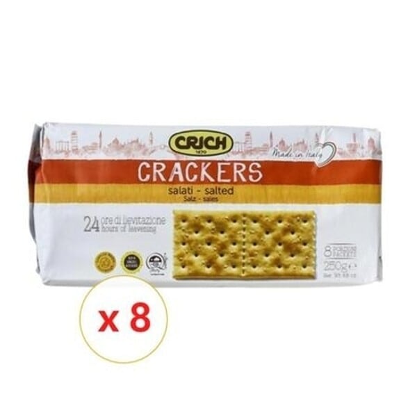 クリーク サラティ クラッカー ビスケット 250g(8入) x 8個 / ワイン おつまみ イタリア 輸入 お菓子 ビスケット