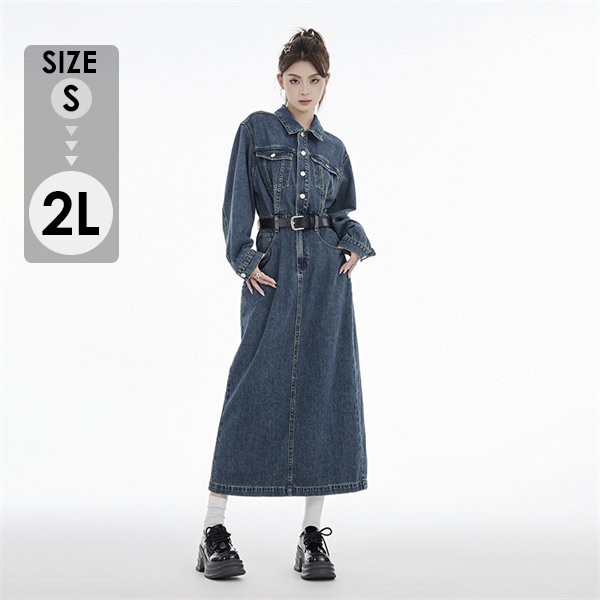 デニムワンピース リゾートワンピース 大人可愛い かわいい 夏ワンピース ワンピース デニム 夏 ノースリーブ フラッタースリーブ レディース サマー 夏ワンピ ロング 袖あり 体型カバー フレア 海