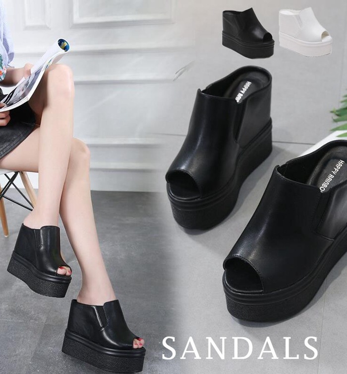 サンダル レディース 厚底 ミュール ウェッジソール ミュール サンダル　厚底 靴 レディース シューズ 靴 サボサンダル 厚底 厚底サンダル 軽量 ヒールのサンダル サンダル厚底 ヒール ブーツサン