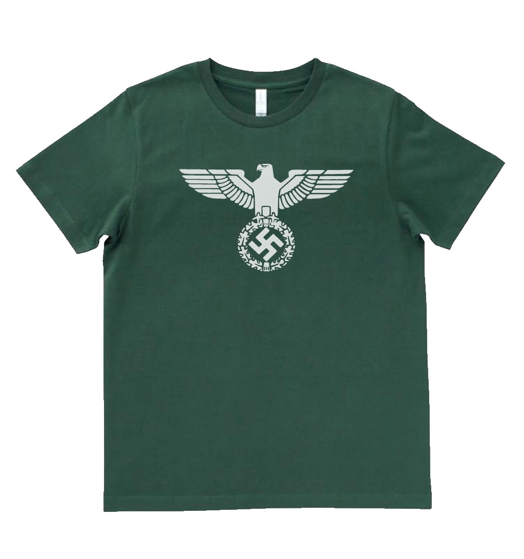 デザイン WEB限定 Tシャツ 旧ドイツ モスグリーン MLサイズ 日本未発売