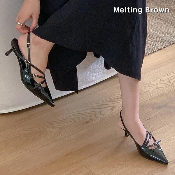 女性ストラップサンダルヒール k68