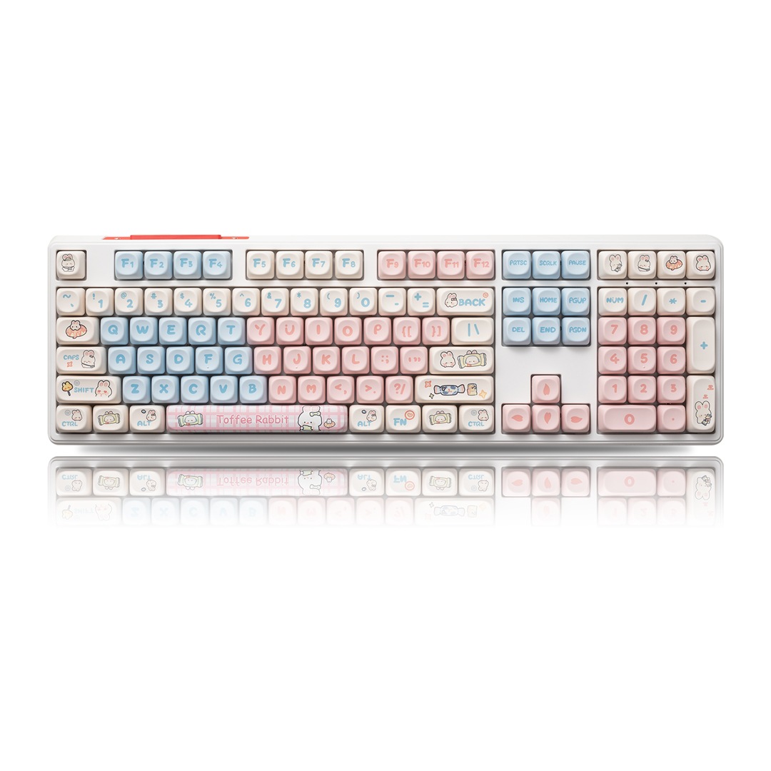 【激安本日限定】ゲーミングキーボードカスタマイズされたフォアランナーE10キー有線青軸メカニカルキーボードモデルワイヤレスBluetoothかわいい女の子麻雀サウンド