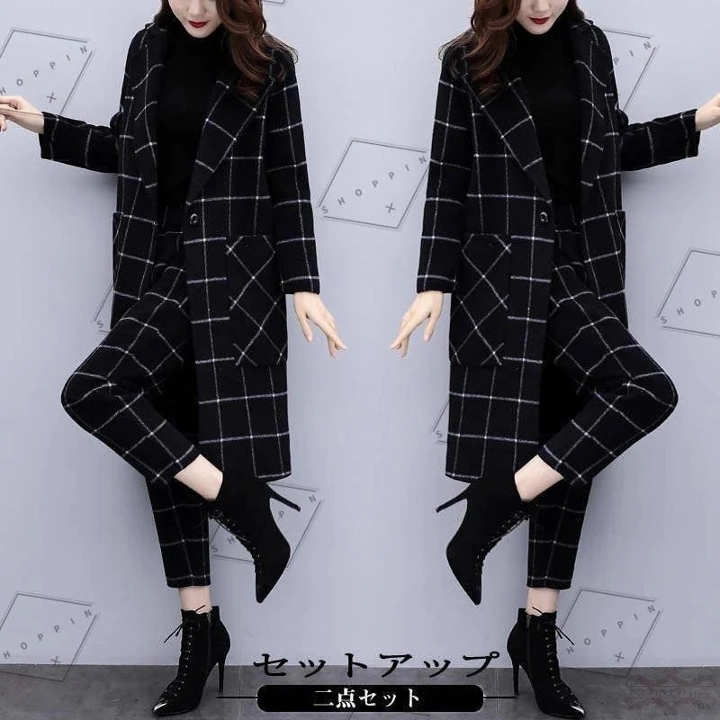 セットアップ レディース 40代 上下セット 2点セット パンツドレス ロングパンツ パンツスーツ フォーマル 結婚式 入学式 卒業式 通勤 大きいサイズ