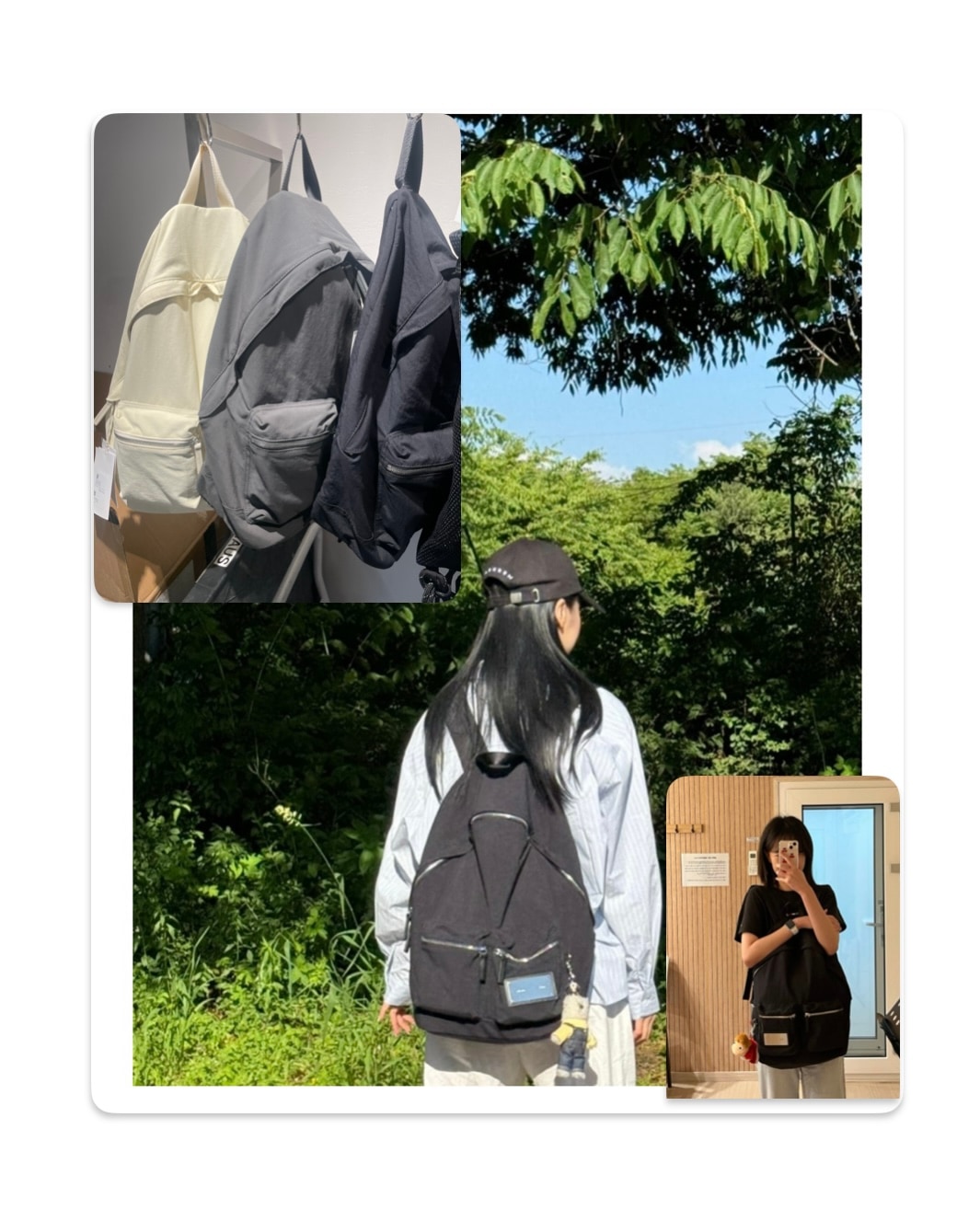 Matin Kim) マティン キム カーゴ オールデイ バックパック 3color Cargo All Day Back Pack