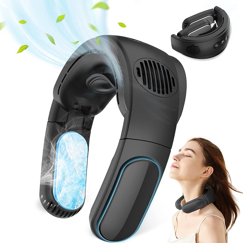 即納：Favoreal ネッククーラー 冷却プレート付き ネックファン 首掛け扇風機【2025新版 大風量&強冷感3段階調節 LEDディスプレイ 5000mAh大容量バッテリー】冷却ファン 瞬間冷却 8,170円