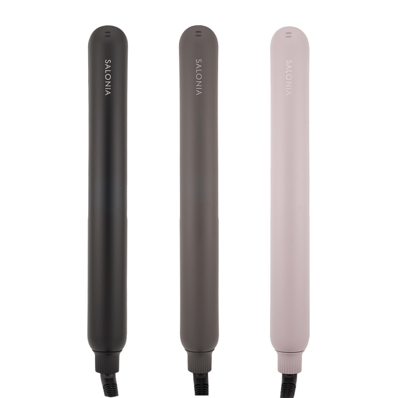 スムースシャイン ストレートヘアアイロン 24mm [3種類から選べる] ブラック グレー ピンクストレートアイロン[ギフトラッピング対応]