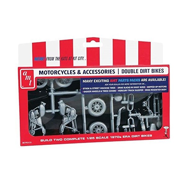 AMT 1:25 Motorcycle Parts Pack