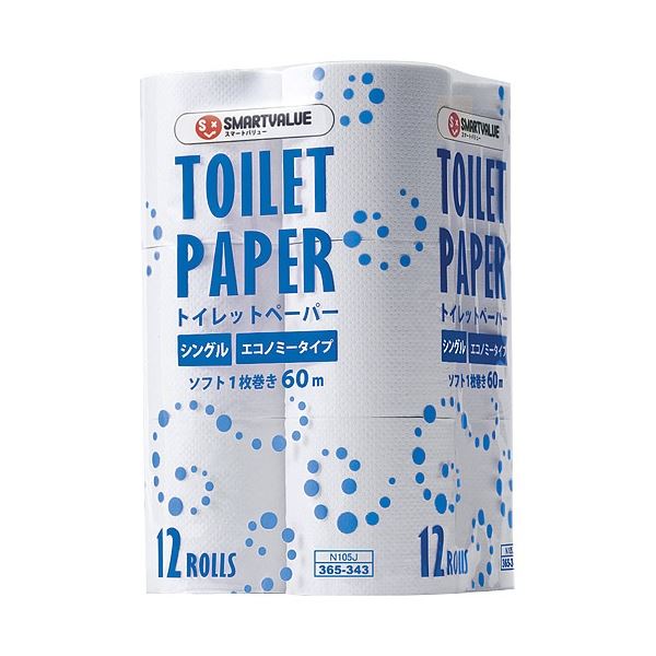 （まとめ） スマートバリュー トイレットペーパーEシングル96個N105J-8P(×3セット) 12,914円