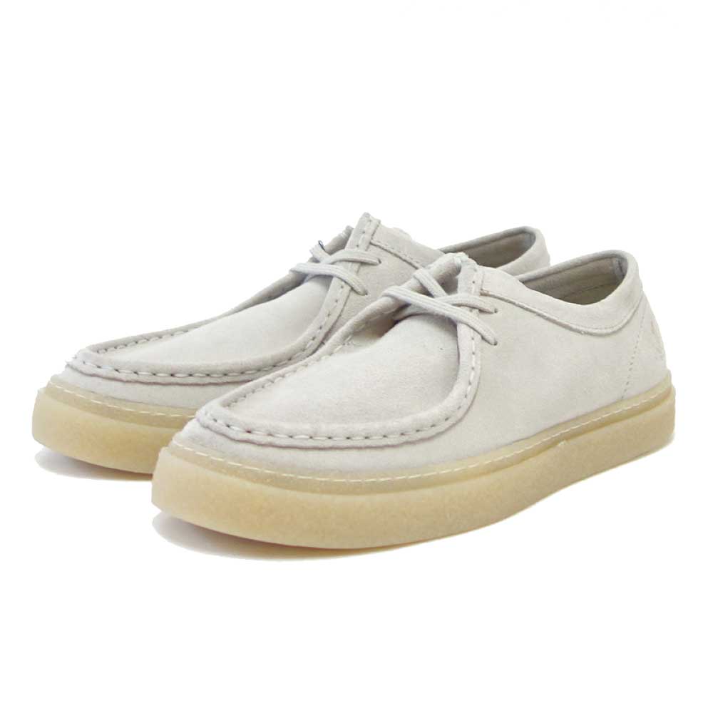 B 4350 P04(ユニセックス)Dawson Low Suede カラー:LIGHT OYSTER レザー ローカットスニーカー ポルトガル製 「靴」