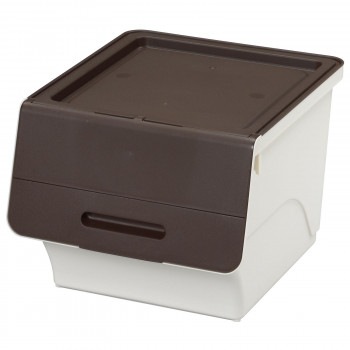 収納ケース フロック レギュラー30深型 4個組 fr-30-4 Nブラウン/NBR