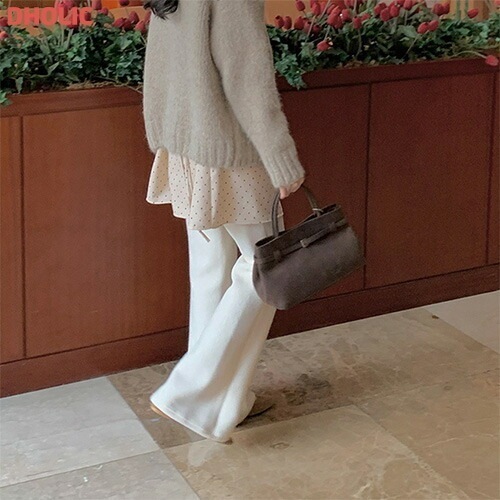 [メガ割りSALE]起毛フレアパンツ