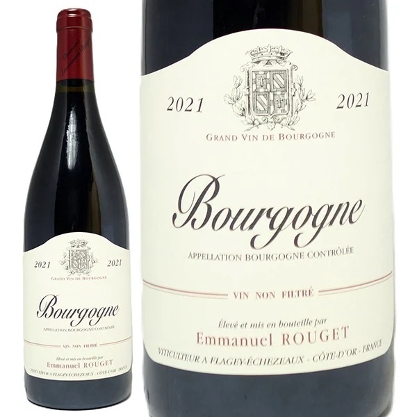 2021 ブルゴーニュ ピノ ノワール ルージュ 750ml エマニュエル ルジェ フランス 赤ワイン コク辛口 ワイン ^B0ERBR21^