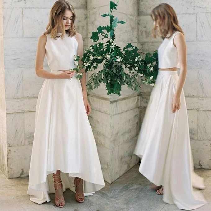 セパレート ウェディングドレス ファスナー ウエディングドレス トレーン 花嫁ドレス 二次会ドレス 前撮り 結婚式 二次会ウェディングドレス 二次会 【XS～XL】【オーダーメイドも可能】【wd312 8,232円