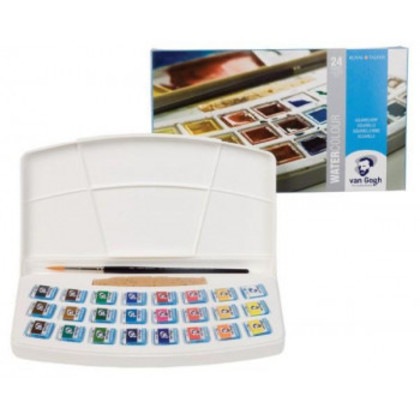 VAN GOGH ヴァンゴッホ固形水彩絵具 24色セット T.20HP8624 416853