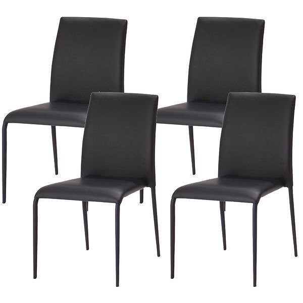 あずま工芸 ダイニングチェア スタッキング可能 ブラック[4脚入] TDC-9339