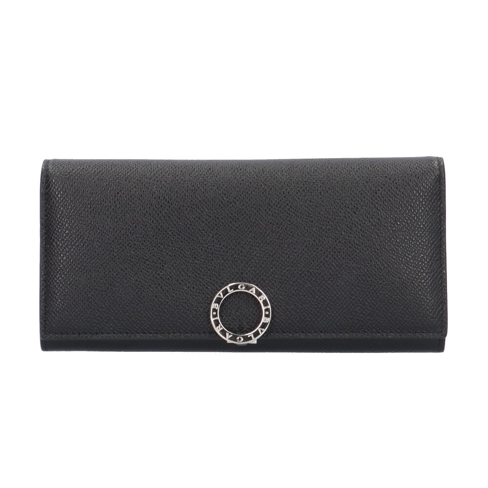 ブルガリ ロゴクリップラージウォレット 長財布 レザー 289381 BVLGARI 中古 美品