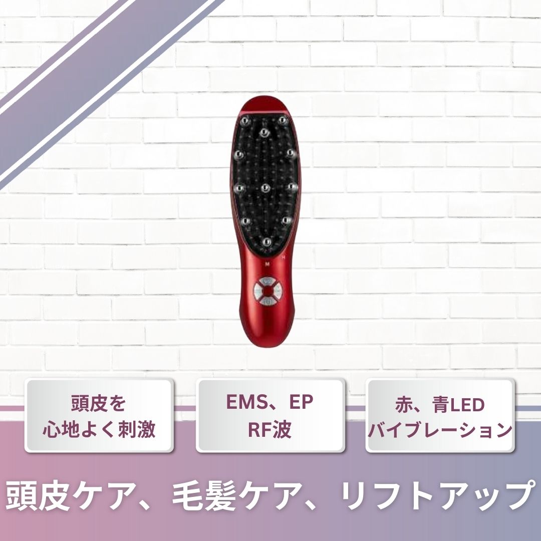 【頭皮たるみ＝顔のたるみ】DoRAISE 電気リフトブラシ 頭皮ケアをしながら毛髪ケア リフトアップ　EMS美顔器　ラジオ波　頭皮ケア　男女兼用　全身ケア　LED 音波振動　家庭用　電気ブラシ 14,985円