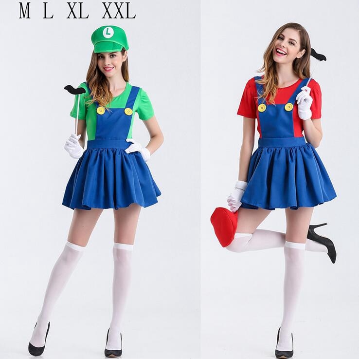 Qoo10] 高品質 スーパーマリオ 女用 ハロウィン