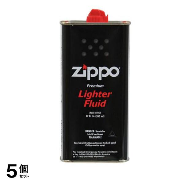 Zippo ジッポライター オイルL 355mL 5個セット