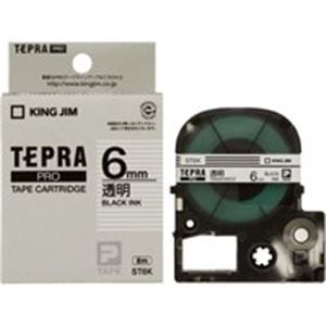 キングジム テプラ PROテープ/ラベルライター用テープ (幅：6mm) 20個入り ST6K-20 透明 15,005円
