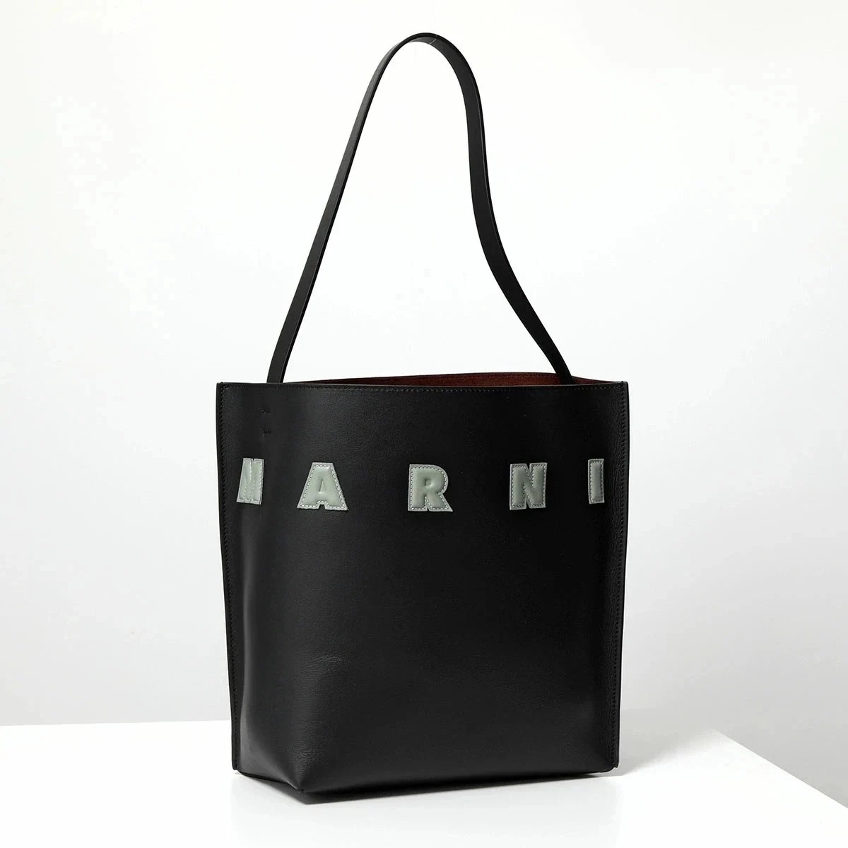 MARNI マルニ トートバッグ MUSEO HOBO ミュゼオ ホーボー SHMP0111U0 P6483 メンズ ロゴ レザー 鞄 ZO723