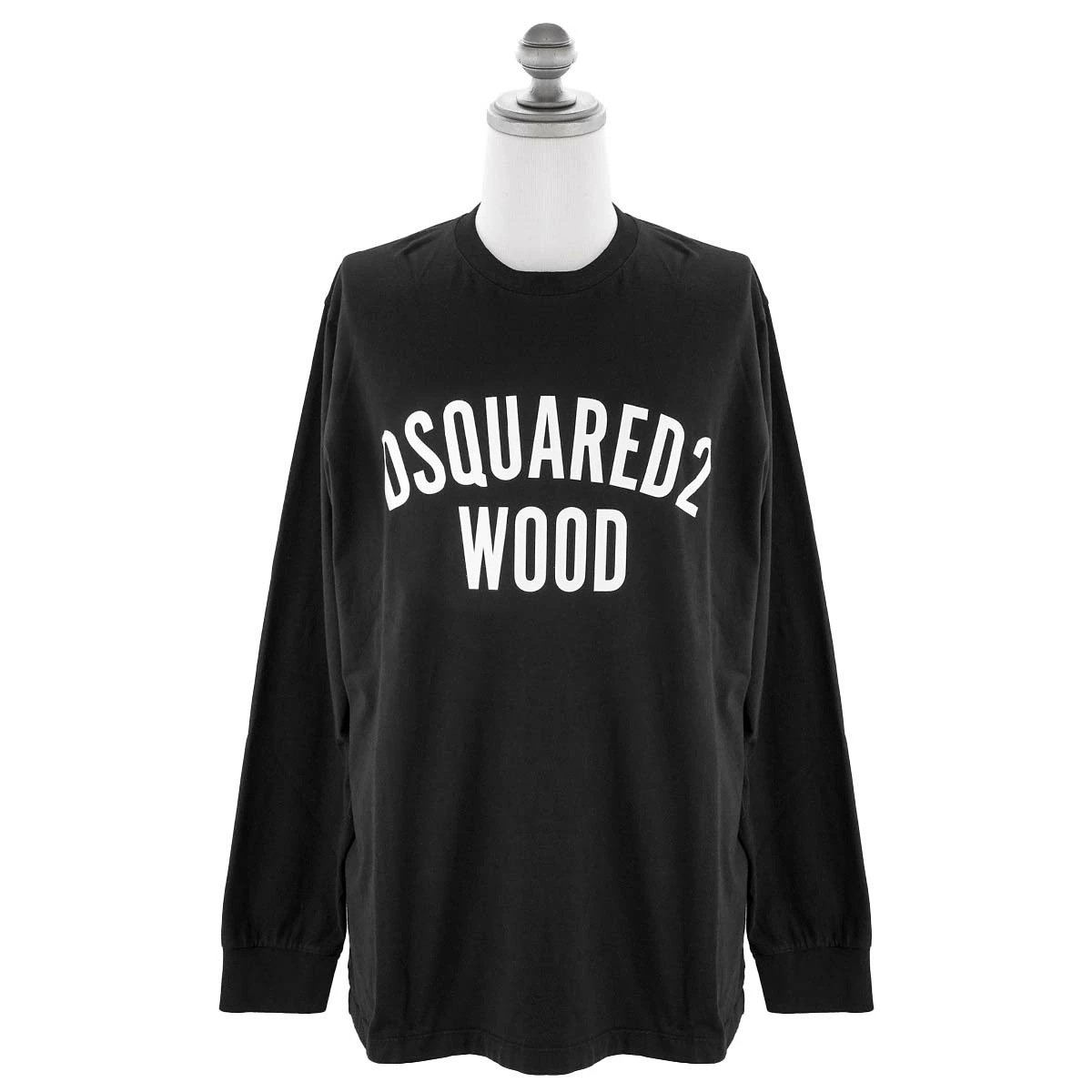 ロングTシャツ S71GD1317 S20694 SKATER FIT メンズ 長袖 900 BLACK
