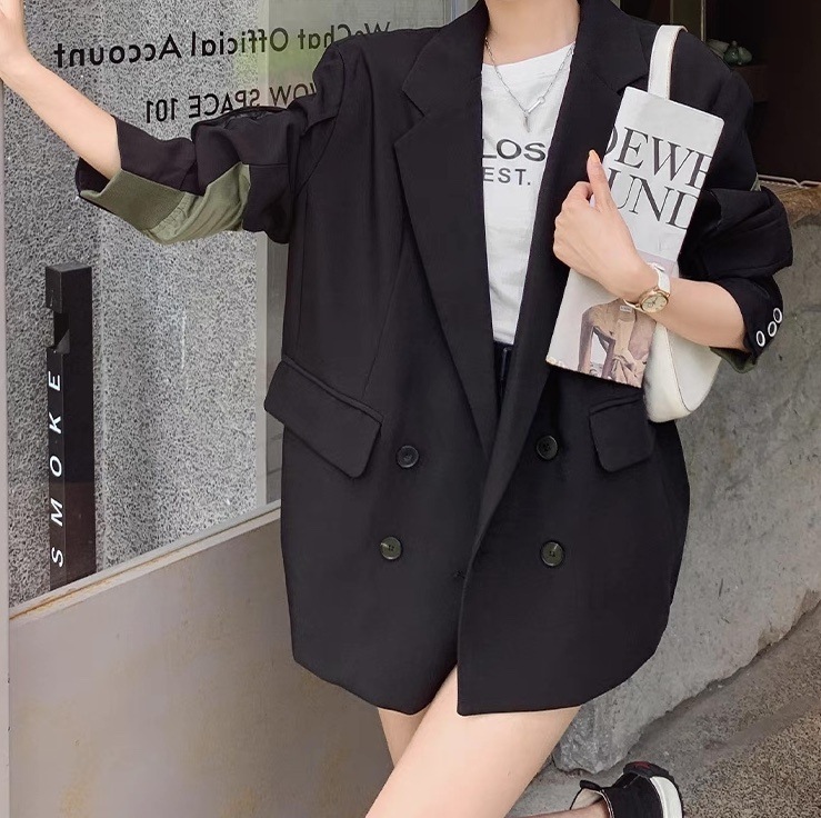 レディース ジャケット アウター 上着 長袖 Vネック 襟付き アシンメトリー 切り替え ドッキング ポケット 前開き アメカジ カジュアル おしゃれ かっこいい ラフ メンズライク マニッシュ