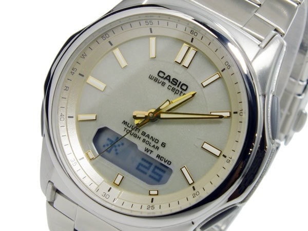 カシオ CASIO ウェーブセプター WAVE CEPTOR ソーラー メンズ 腕時計 WVA-M6