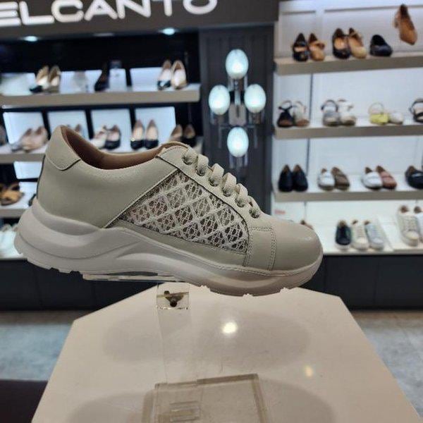 HC10 女性メッシュスニーカーホワイト5cm LCWO29U51310 (40835058)