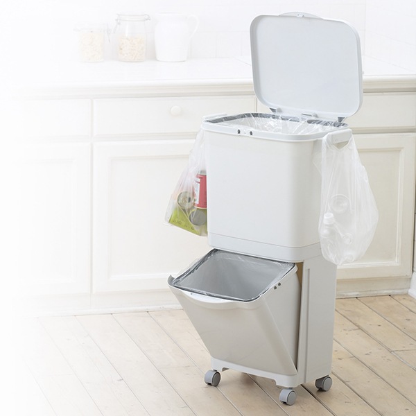 RSD-98 ホワイト 縦型分類ワゴンペール メーカー直送