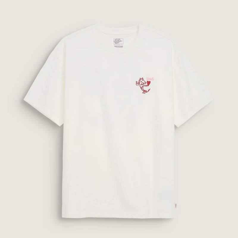アーティストコレクション] x Bolin ハート半袖Tシャツ VN000ZXPFS8