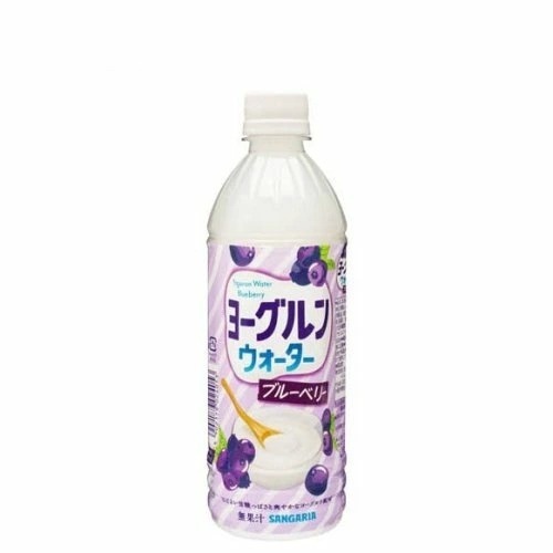 4ケートン（96本）サンガリア　ヨーグルンウォーターブルーベリー 500mlペット　24本入り