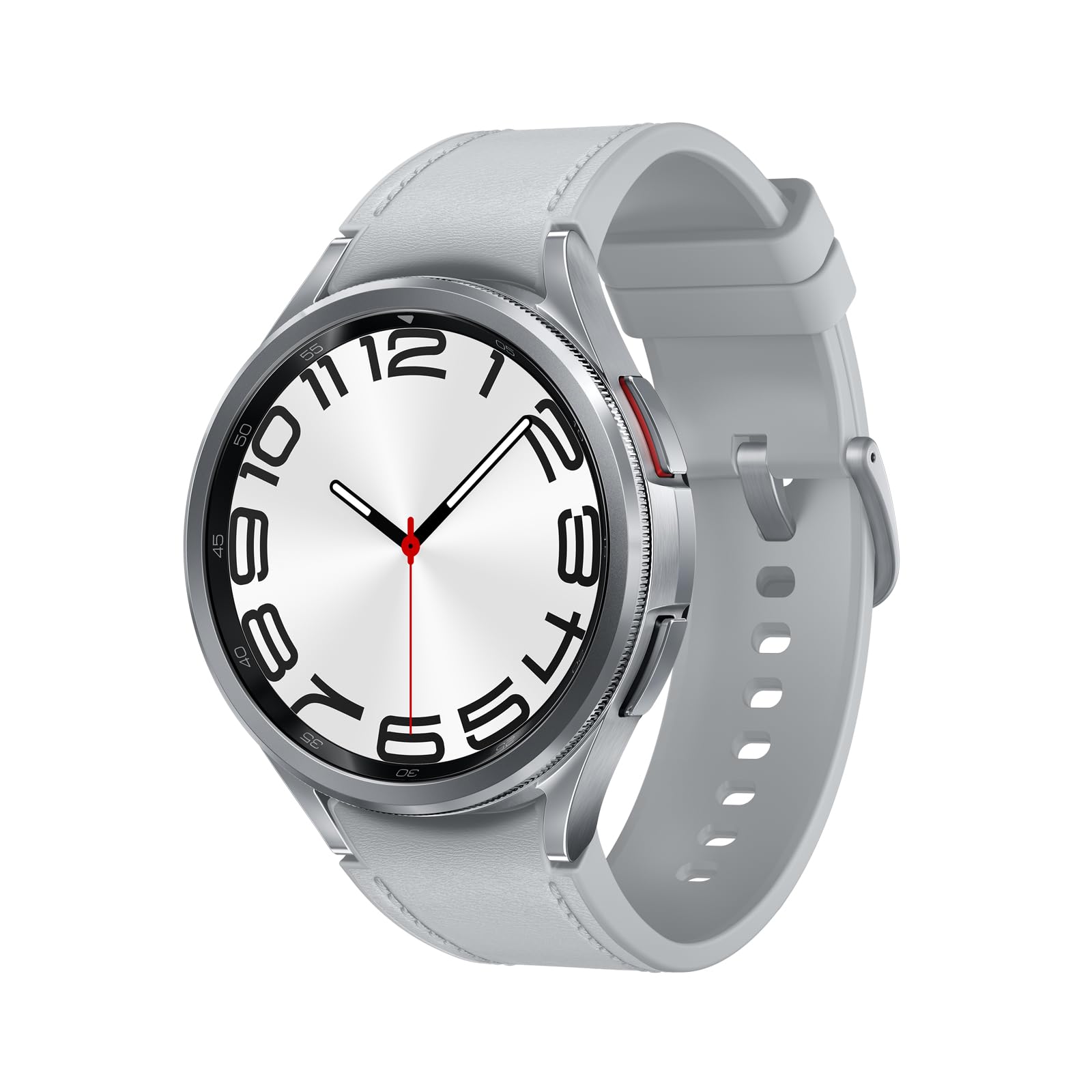 Galaxy Watch6 Classic 47mmシルバースマートウォッチ 本体 端末Samsung 純正 国内正規品2023年発売FeliCa/android対応Bluetooth v5.3通話機