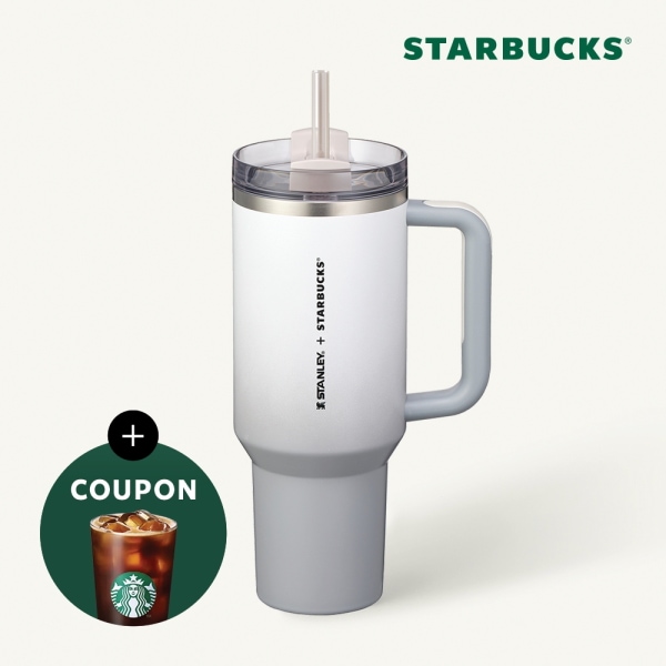【starbucks】 スターバックス SS スタンレー グレー ケンチャー タンブラー 1183ml 韓国スタバ