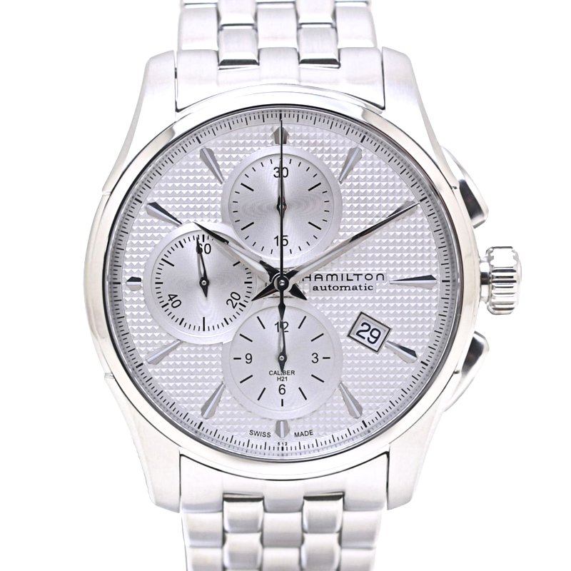 ジャズマスター オートクロノ H32596151 H325960 ステンレススチール メンズ/130408【中古】【腕時計】 52,770円