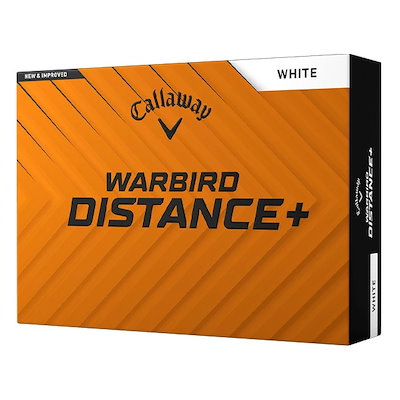 他サイト： キャロウェイ WARBRD-DIS25-WH-12P WARBIRD DISTANCE＋ ゴルフボール 1ダース 12個入り(ホワイト) WARBRDDIS25WH12Pの商品画像