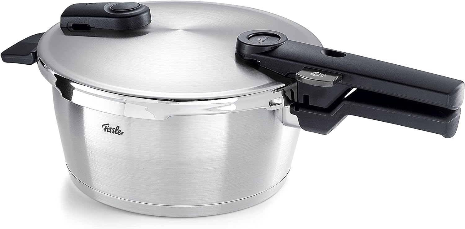 フィスラー (Fissler) シンプルな圧力表示で簡単調理ができる 圧力鍋 ビタクイック プレミアム 3.5L ガス IH 対応 2～3人向 音も静かで毎日の調理に pressure cooker