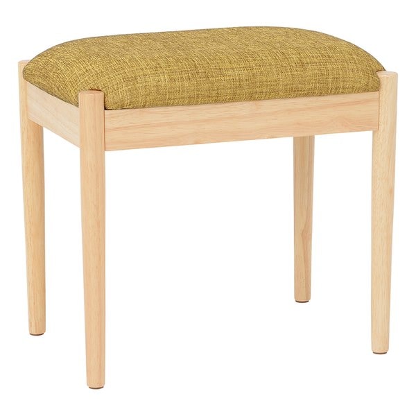 スツール ナチュラル/グリーン・幅46×奥行31×高さ43cm VH-7949GR