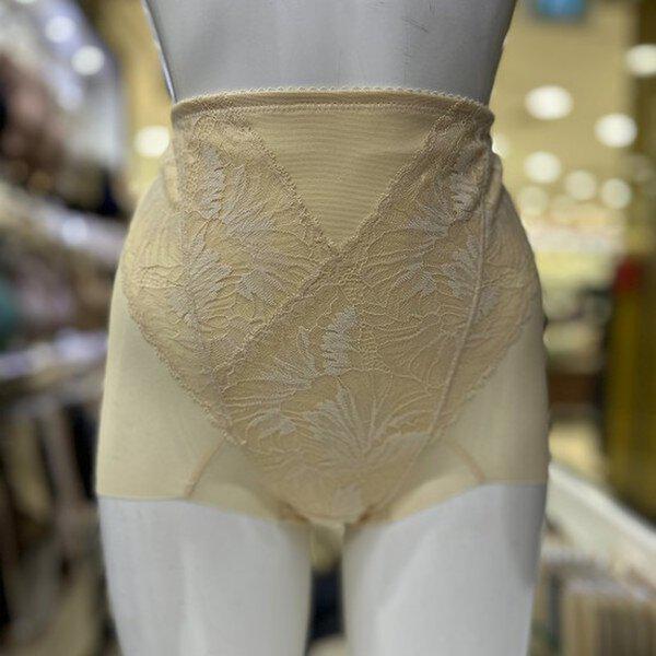 ジャガードレース人絹三角ガードルGR3517S-LB_DG