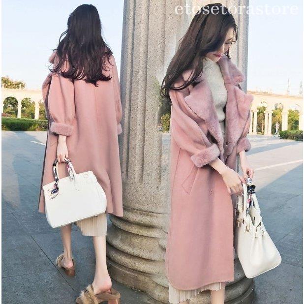 Hot!!!気質 コート ロングコート レディース トレンチコート アウター 冬 きれいめ ロング シンプル コート 無地 大人 オフィス 通勤 秋 冬 大きいサイズ